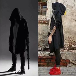 Fashion Unisex Long Sleeve Hooded Nazgul Long Coat Zipper, 59% OFF