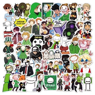 50pcs set dream smp war series 02 dream team vs l manberg stickers diy fashion mixed waterproof doodle decals stickers shopee philippines