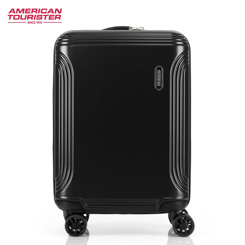 american tourister black spinner