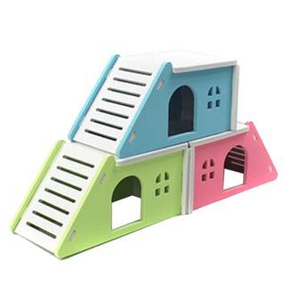 Hello Paws Wooden Hamster House,Hideout Hut Exercise Natural Funny Nest Toy