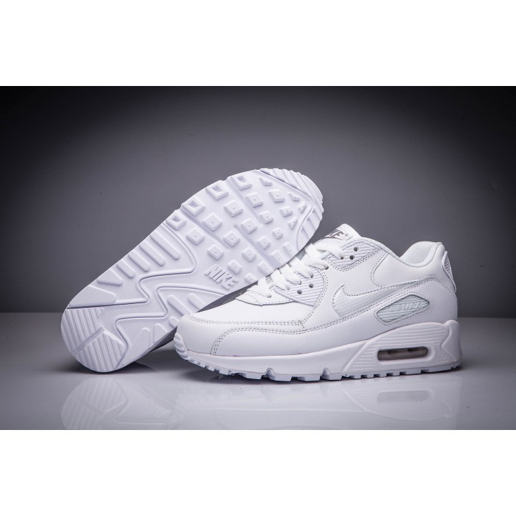 women's all white leather nike shoes