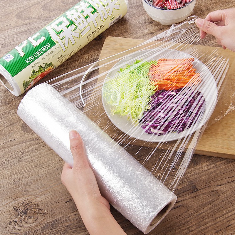 plastic wrap in oven