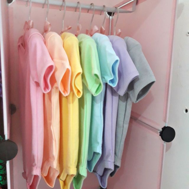 Pastel Color BABY ONESIE Shopee Philippines