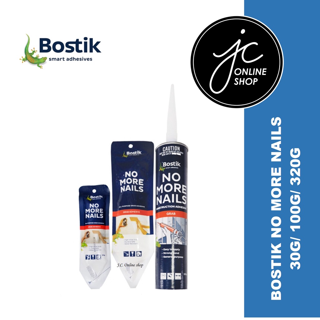 Bostik No More Nails MultiPurpose Construction Adhesive 30g/100g/300g