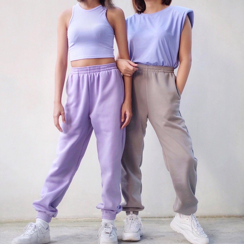 plain black work pants