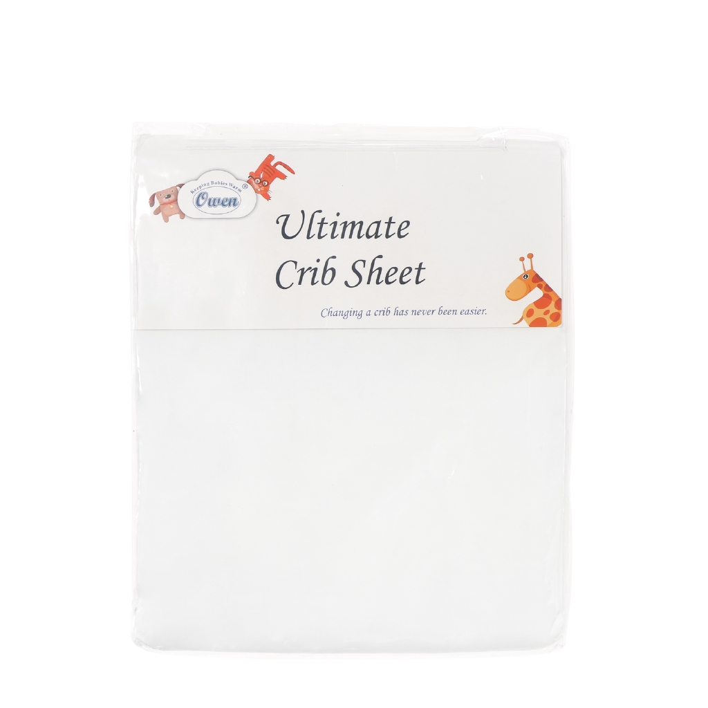 Owen Ultimate Crib Sheet In White Shopee Philippines