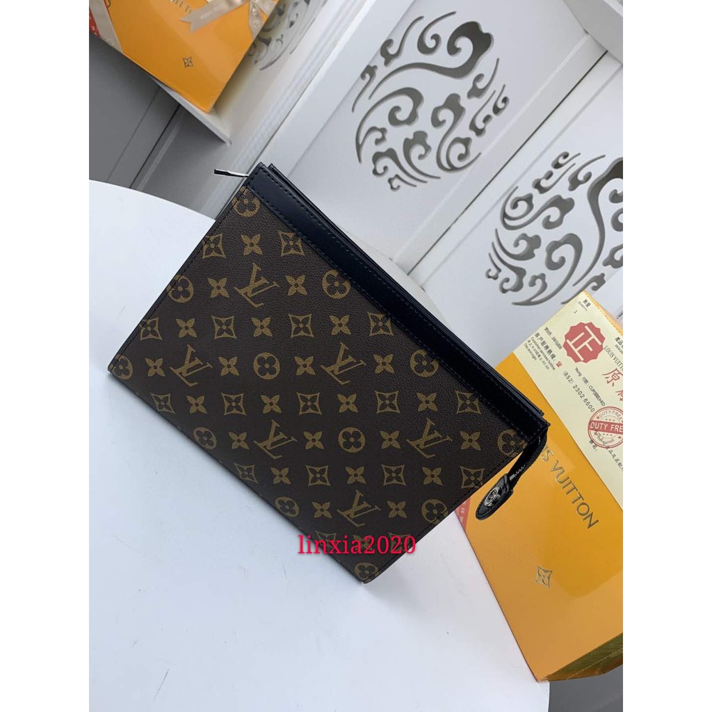 lv hand clutch