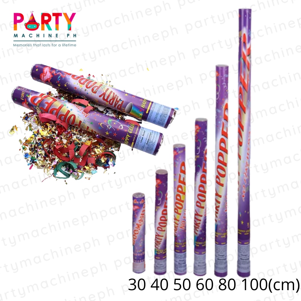 Wedding Confetti Poppers / Big Size Confetti Poppers / 100cm party