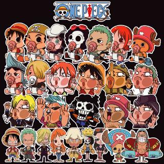 Favouriteme One Piece Anime Style Diy Laptop Car Luggage Waterproof Sticker Shopee Philippines