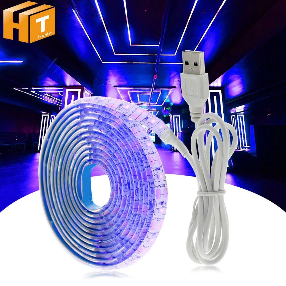 Uv Led Light Strip 0 5m 1m 2m Usb Led Strip Light Ribbon Ultraviolet Backlight Diy Flexible