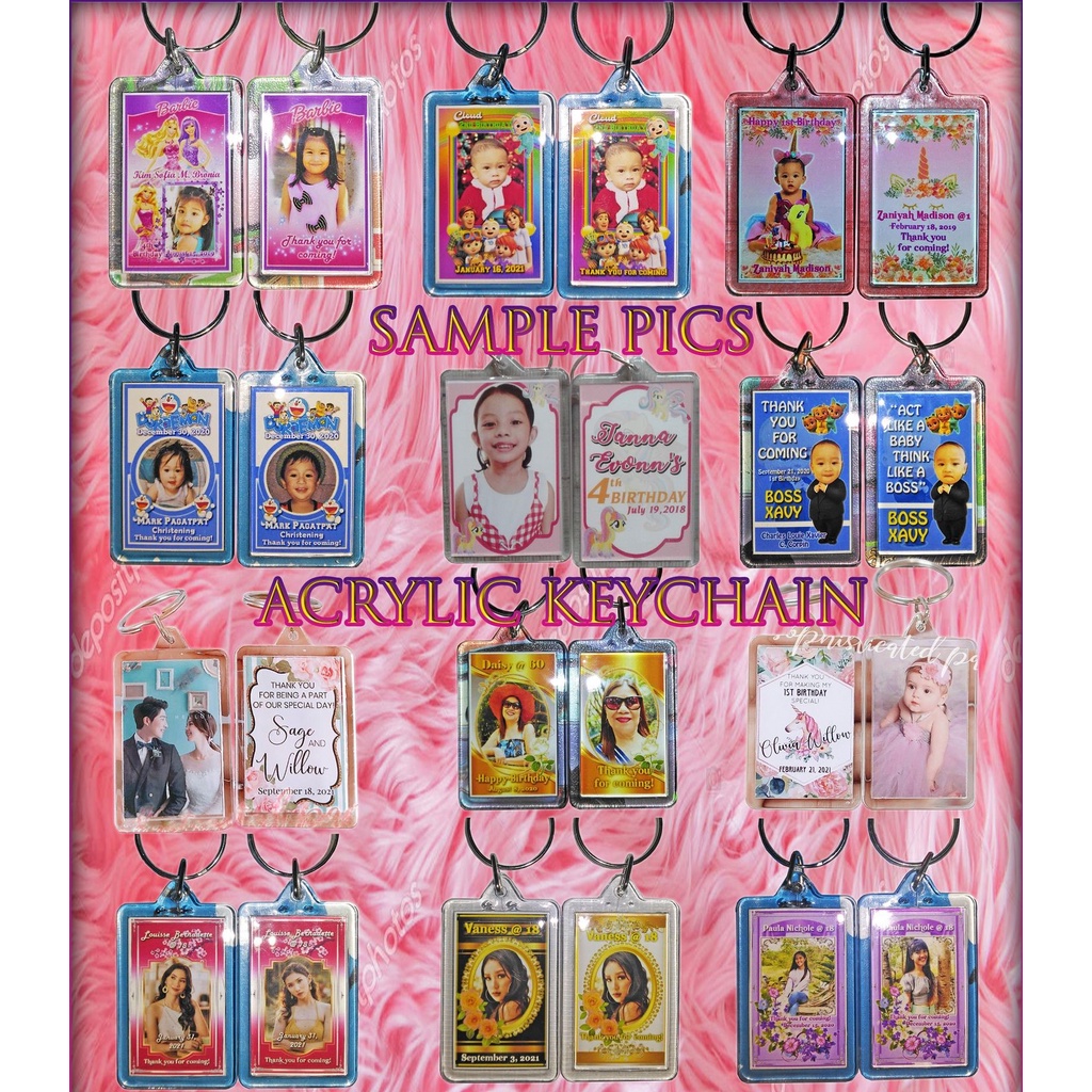 BIG RECTANGULAR PERSONALIZED KEYCHAIN SOUVENIR GIVEAWAYS( Any themes