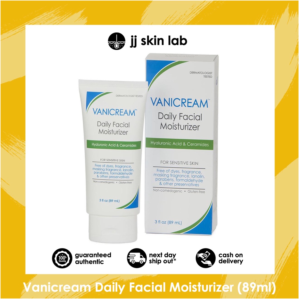 Vanicream Facial Moisturizer With Hyaluronic Acid For Sensitive Skin