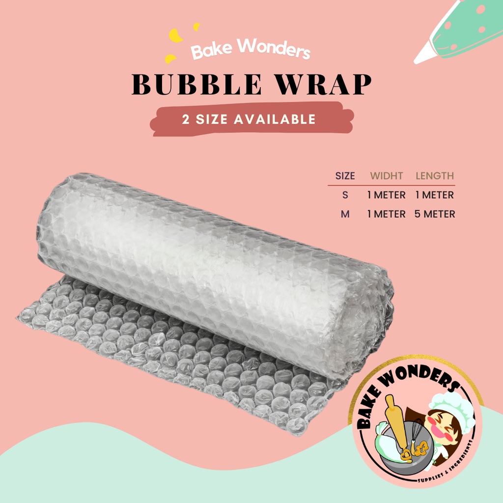Bubblewrap/ 1 Meter Bubblewrap/ 5 Meter Bubble Wrap Protection/ Parcel