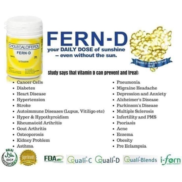 Is Fern D Vitamin D