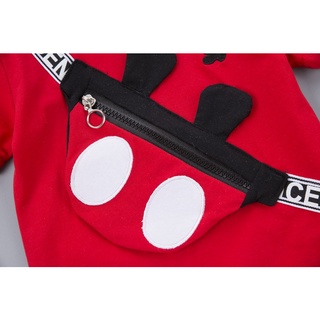 Cartoon Mickey Mouse Terno Baby Boy Outfit Birthday Gift Girl Mickey Mouse Tshirt Shorts Set Ootd for Kids Casual Clothes #8