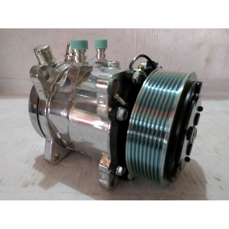 Sanden 507 Universal Compressor Multigroove or VType 12V Aircon