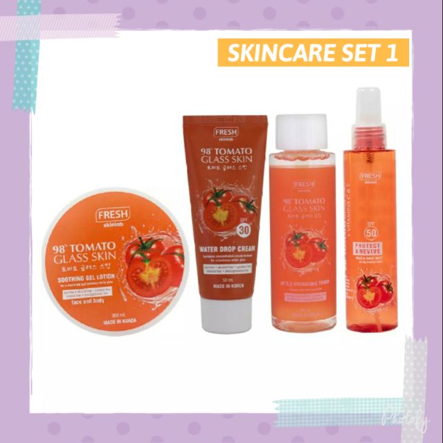 tomato fresh skin care set