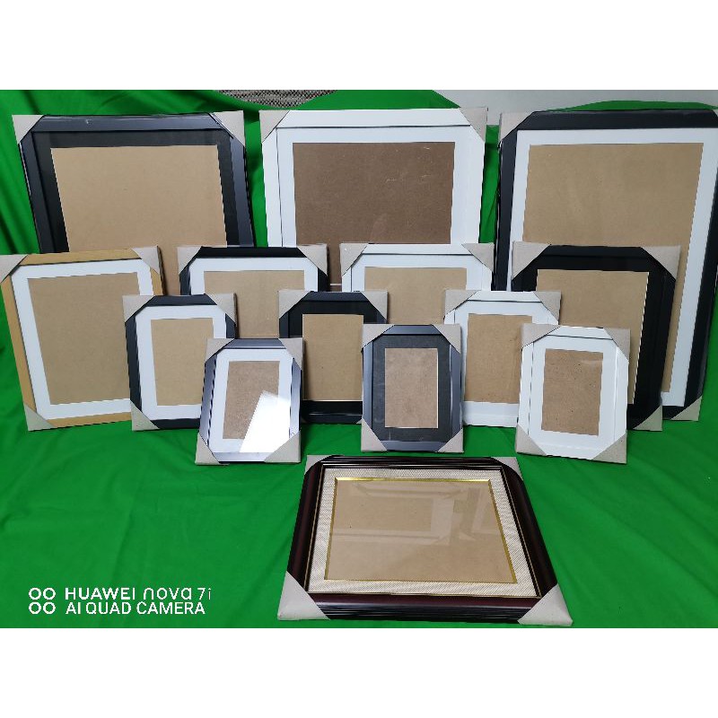Picture Frame made in polystyrene plastic with glass Shopee Philippines