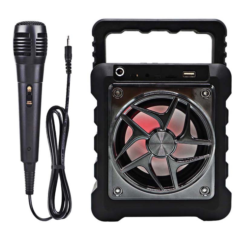 outdoor portable speaker with microphone