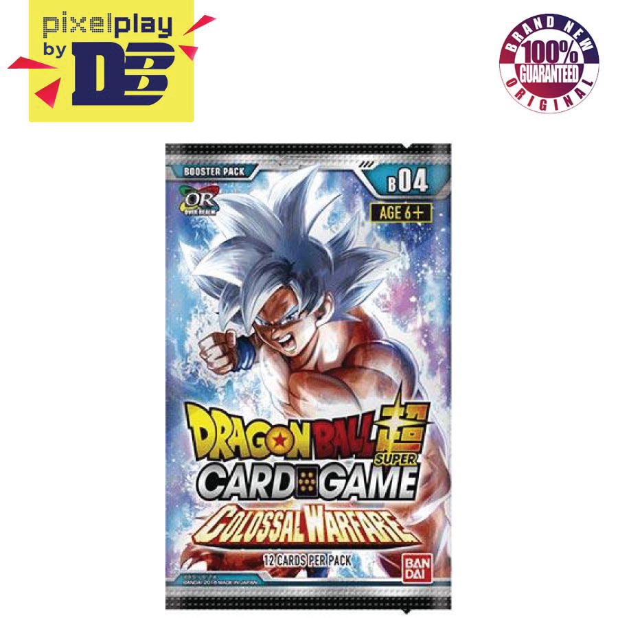Dragon Ball Super Card Game DB4 Colossal Warfare Booster Pack | Shopee  Philippines
