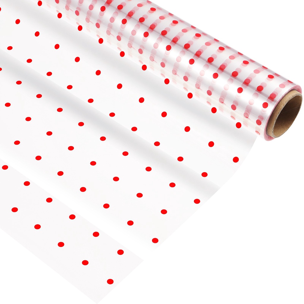 STOBOK Cellophane Wrap 2.5 Mil Thickness Cellophane Wrap Roll Red Dots Pattern Design Cellophane Bags to Wrap Gift Baskets Arts Crafts (3000x40cm) | Shopee Philippines STOBOK Cellophane Wrap 2.5 Mil Thickness Cellophane Wrap Roll Red Dots Pattern Design Cellophane Bags to Wrap Gift Baskets Arts Crafts (3000x40cm) | Shopee Philippines