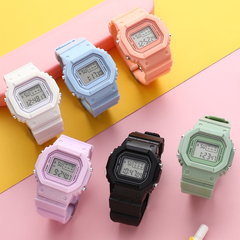 Fashion Fresh Sport Digital Waterproof Unisex Watch Colorful Relo