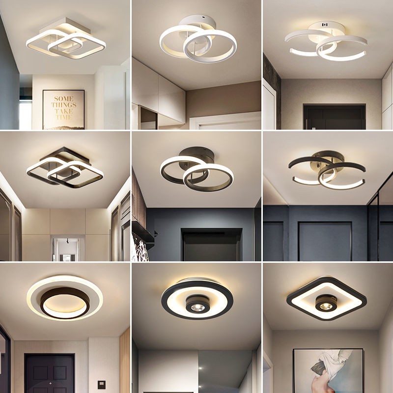 Corridor Light Aisle Entrance Hall Entrance Entrance Balcony Led Ceiling Light Cloakroom Nordic Lamps Lighting Net Red Shopee Philippines