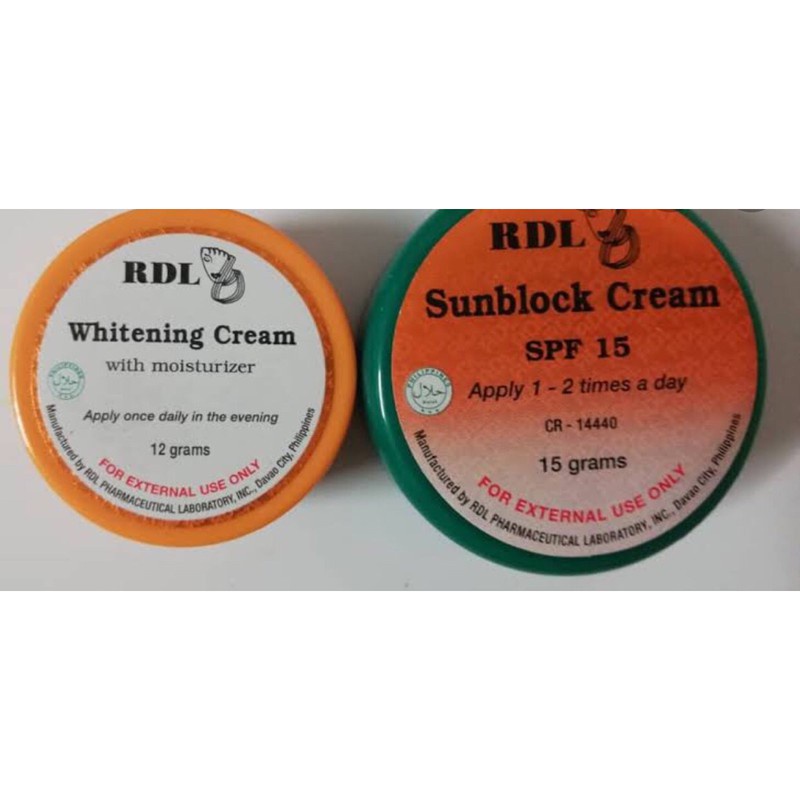 RDL Sunblock/Whitening Cream with Moisturizer NLL0 Shopee Philippines