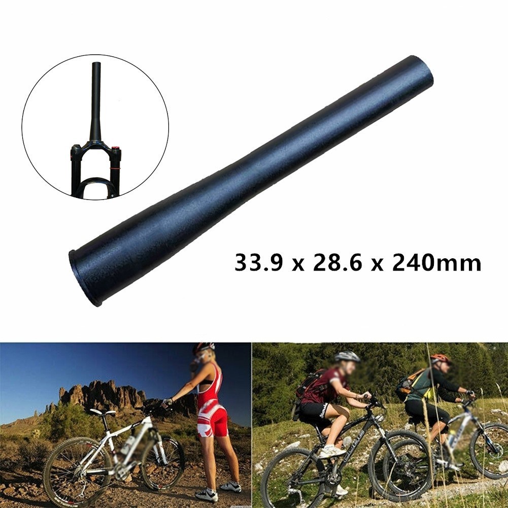 Tapered Steerer Tube 33.9*28.6*240mm Aluminum Alloy Front Fork Head
