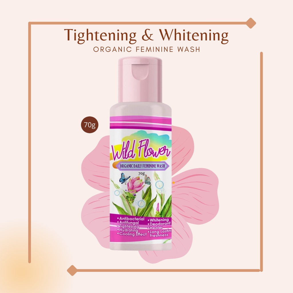 Wild Flower Organic Feminine Wash [Pampasikip, Pampaputi] by Pretty
