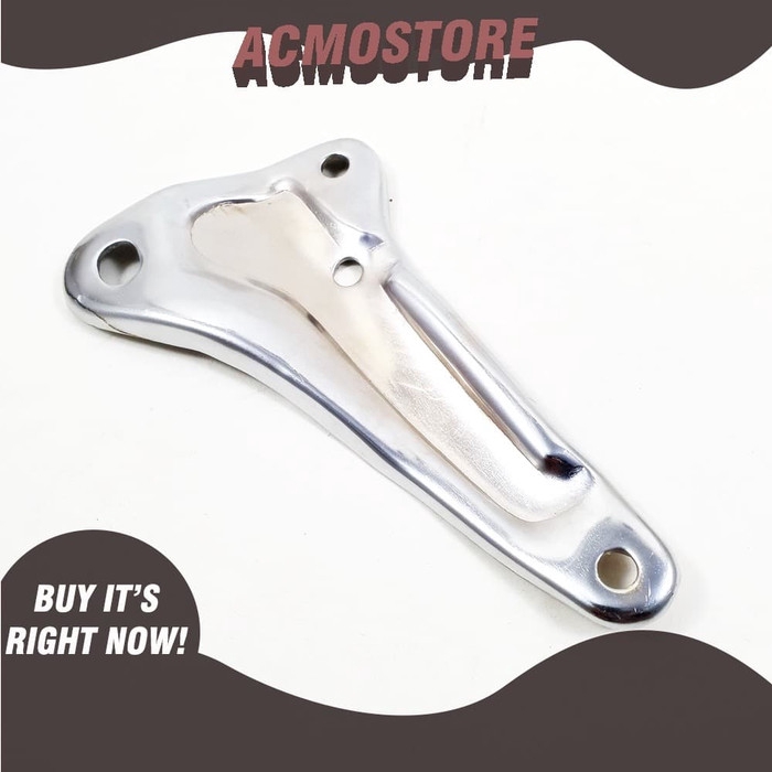 Honda C70 C50 Exhaust Holder Bekjul Chrome Bracket Exhaust Muffler