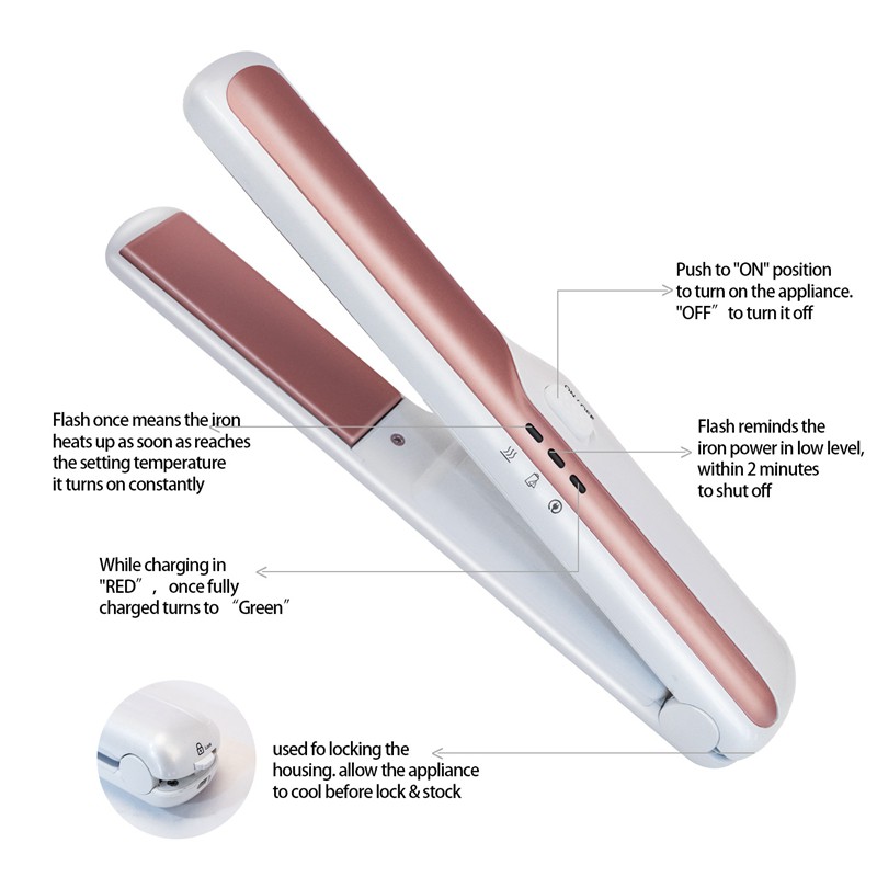 portable hair iron