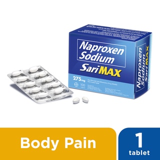 SariMAX Naproxen Sodium 275mg Film-Coated Tablet for body pain #1
