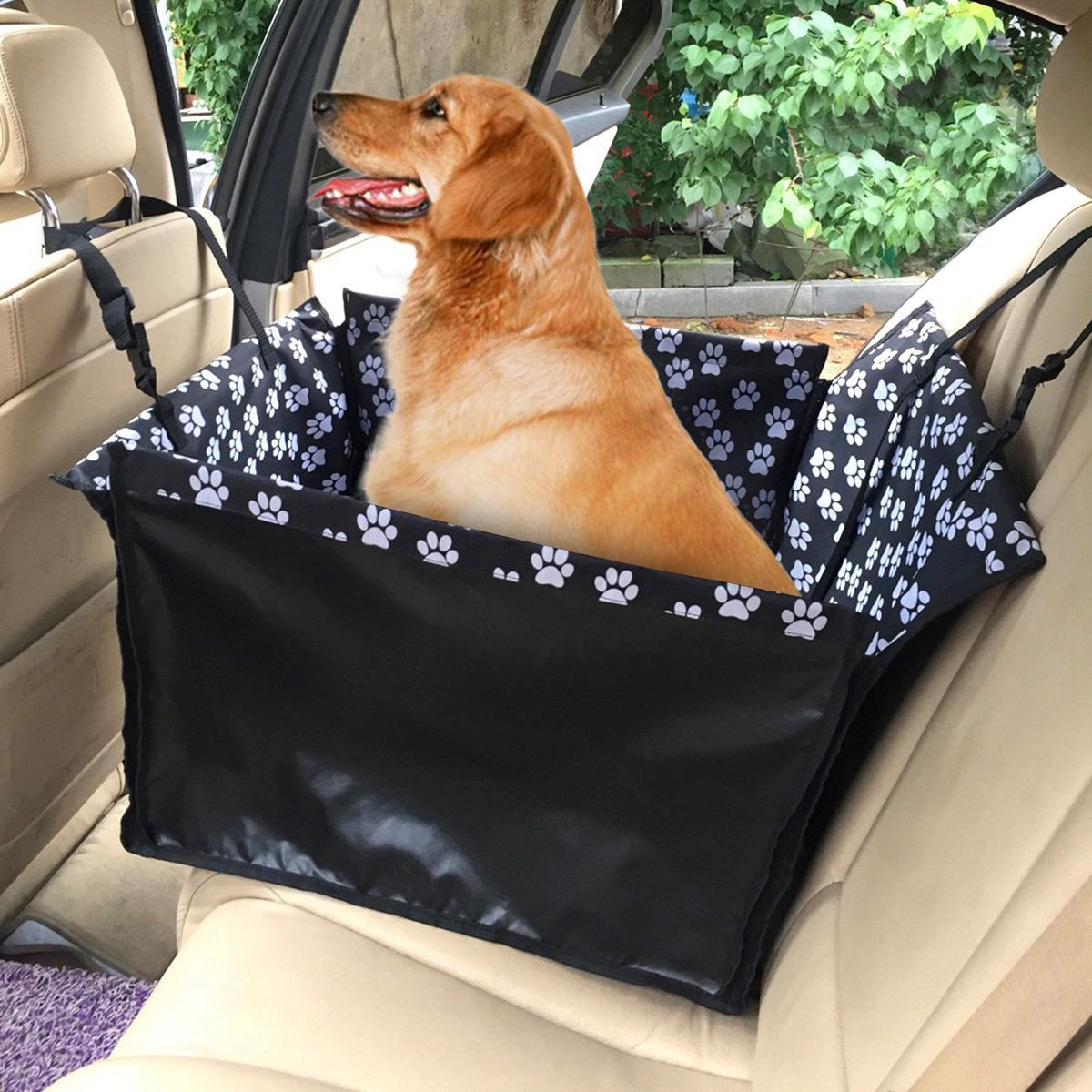 Dog Car Seat Single Seat For Back Seat Waterproof Dog Seat Cover Car Seat For Pet Abrasionproof Dog Seat Cover Car Safety Blanket Dogs Car Dog Blanket Dogs Car Seat Cover