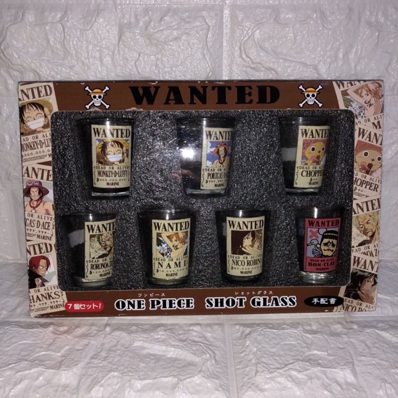 Authentic One Piece Shot Glass Set (7pcs) Shopee Philippines