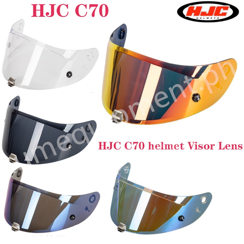 HJC C70 Helmet Visor lens REVO lens Day and Night, accessories full