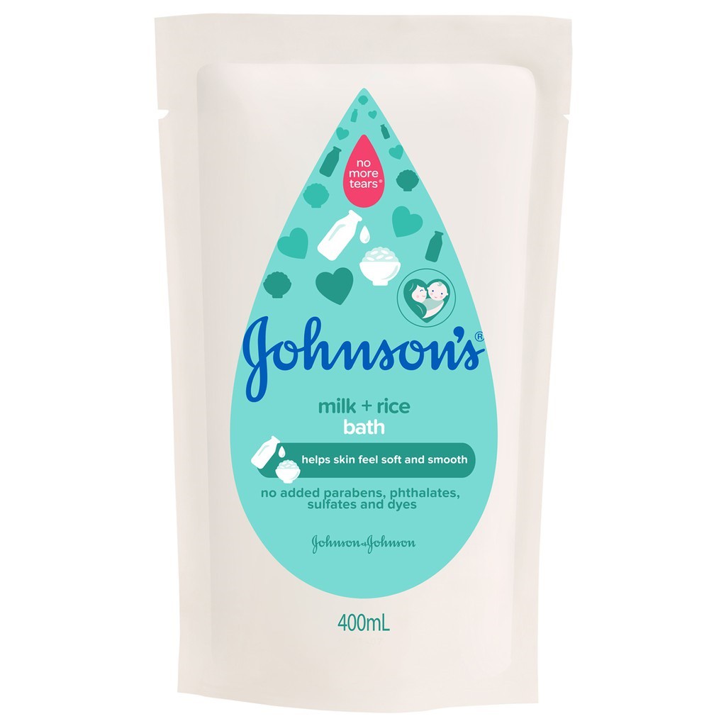 Johnson's Baby Bath Soap Milk+Rice 400ml Refill Shopee Philippines