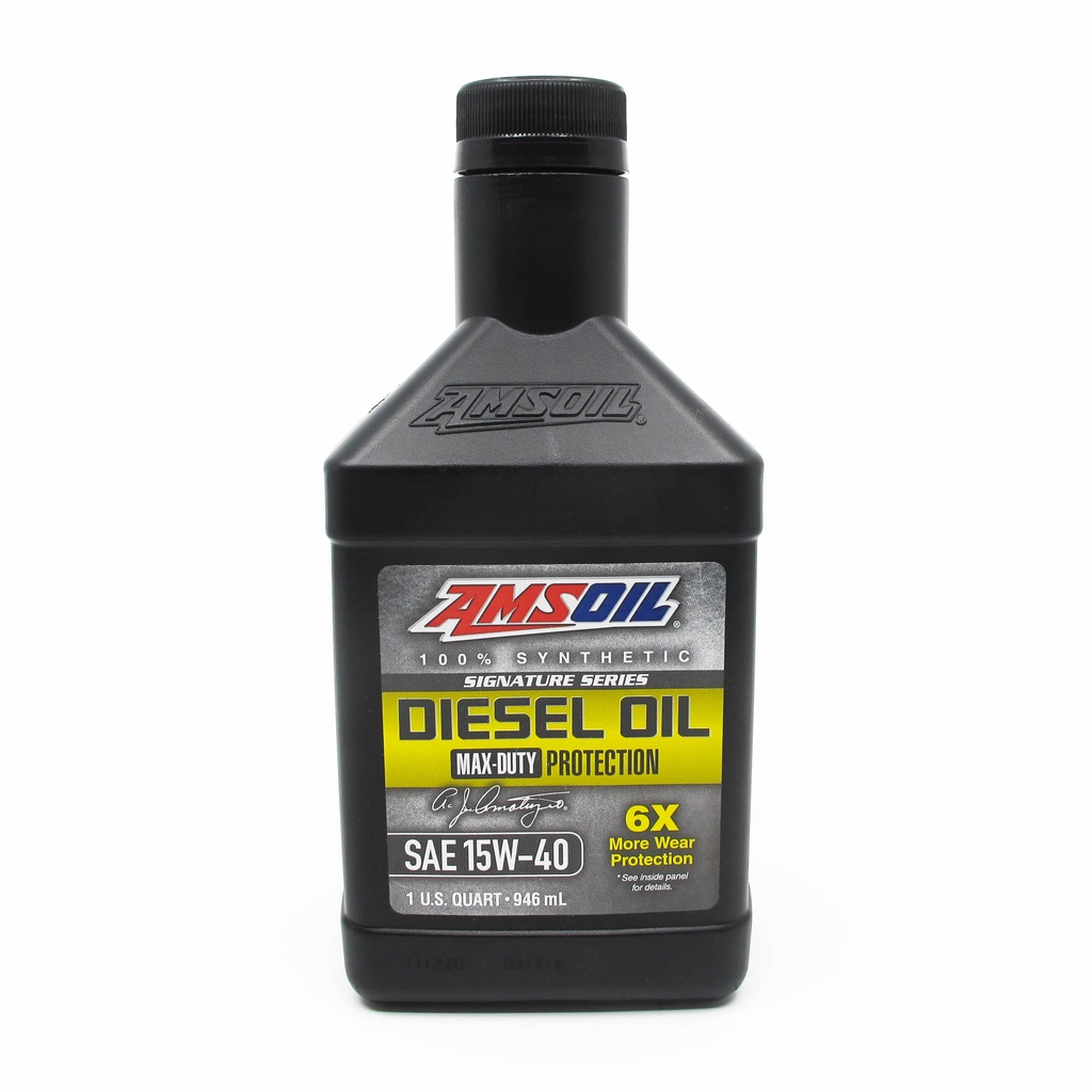 AMSOIL 15W40 Diesel Max Duty Engine Oil Fully Synthetic (1 Quart
