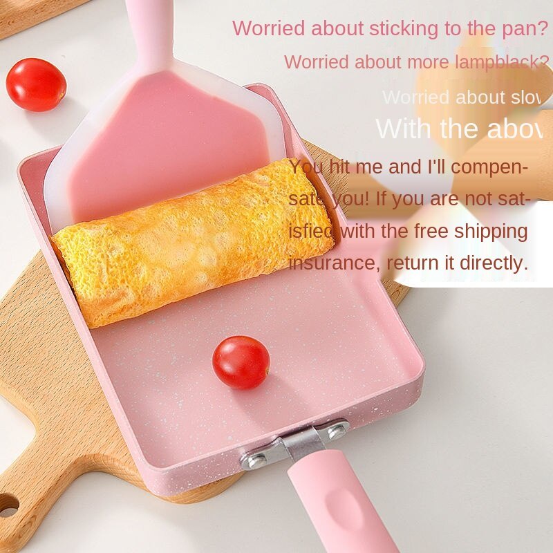 Medical Stone JapaneseStyle Tamagoyaki Square Pan NonStick Pan