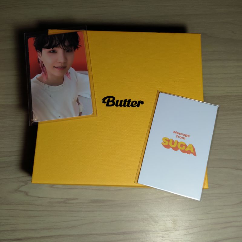 BTS BUTTER ALBUM OFFICIAL COMPLETE INCLUSIONS YOONGI SET Shopee