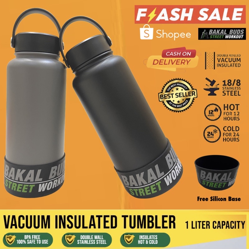 insulated bottle tumbler 1 liter Stainless Steel Reusable Water Bottle