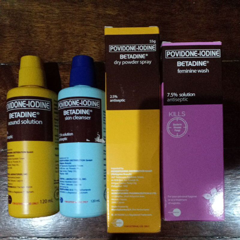Betadine wound solution/ skin cleanser 120ml | Shopee Philippines