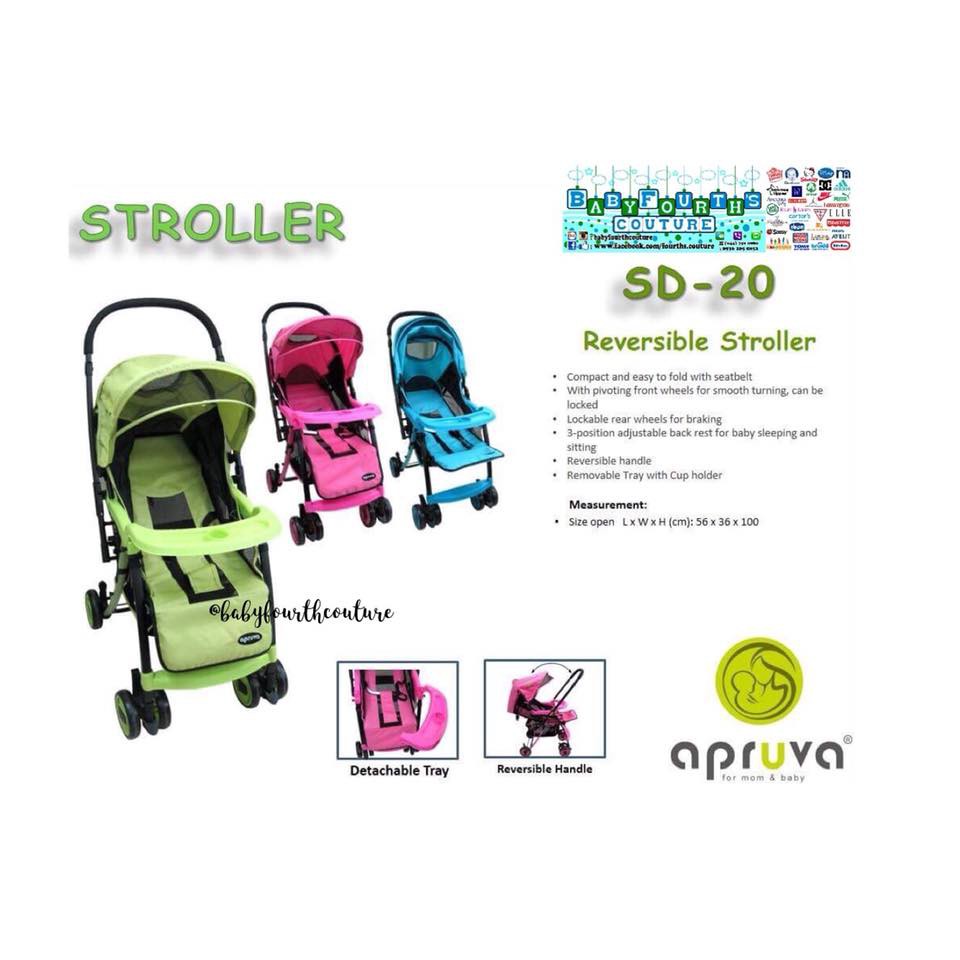 apruva stroller reversible