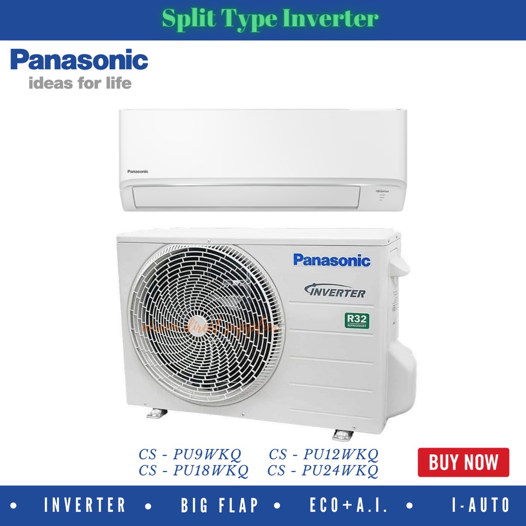 Panasonic 2HP Premium Inverter Split Type Aircon CS/CUXU18VKQ