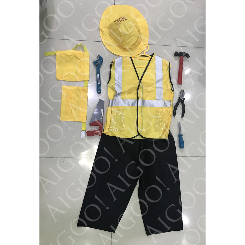 Career Engineer Costume for Kids Set with Pants) Shopee