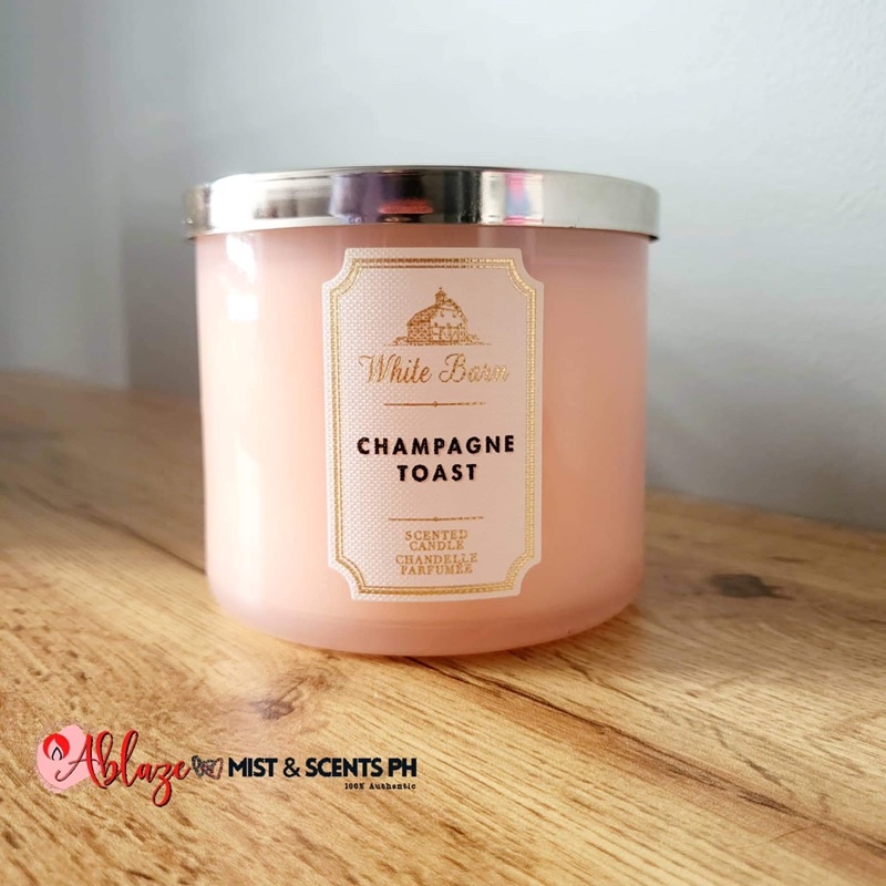 Champagne Toast 3 Wick Candle by Bath & Body Works Shopee Philippines