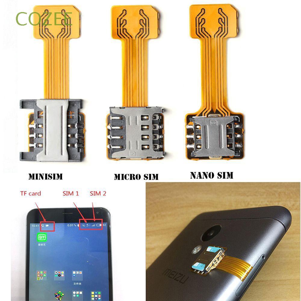 extender dual sim card adapter nano cato hybrid sim slot