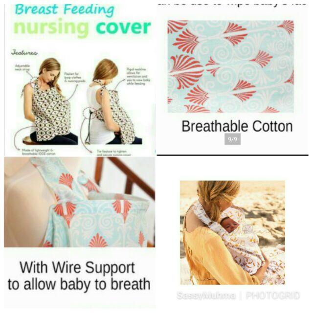 nursing cover with boning