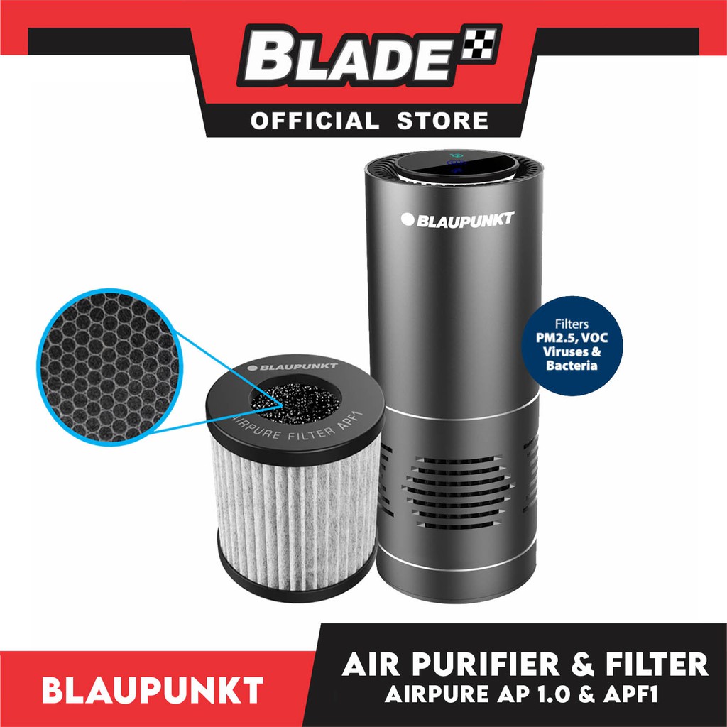 Blaupunkt Air Purifier AP 1.0 & APF1 2-unit of Air Purifier Filters