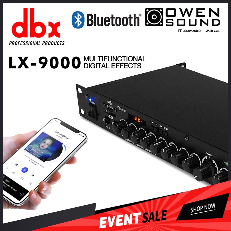 DBX LX9000 Professional audio vocal microphone effect Bluetooth dsp